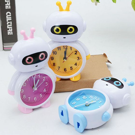 (tặng pin) Đồng hồ để bàn trang trí có báo thức CY168 - đồng hồ trang trí -Đồng hồ báo thức - Đồng hồ robot siêu cute- dong ho