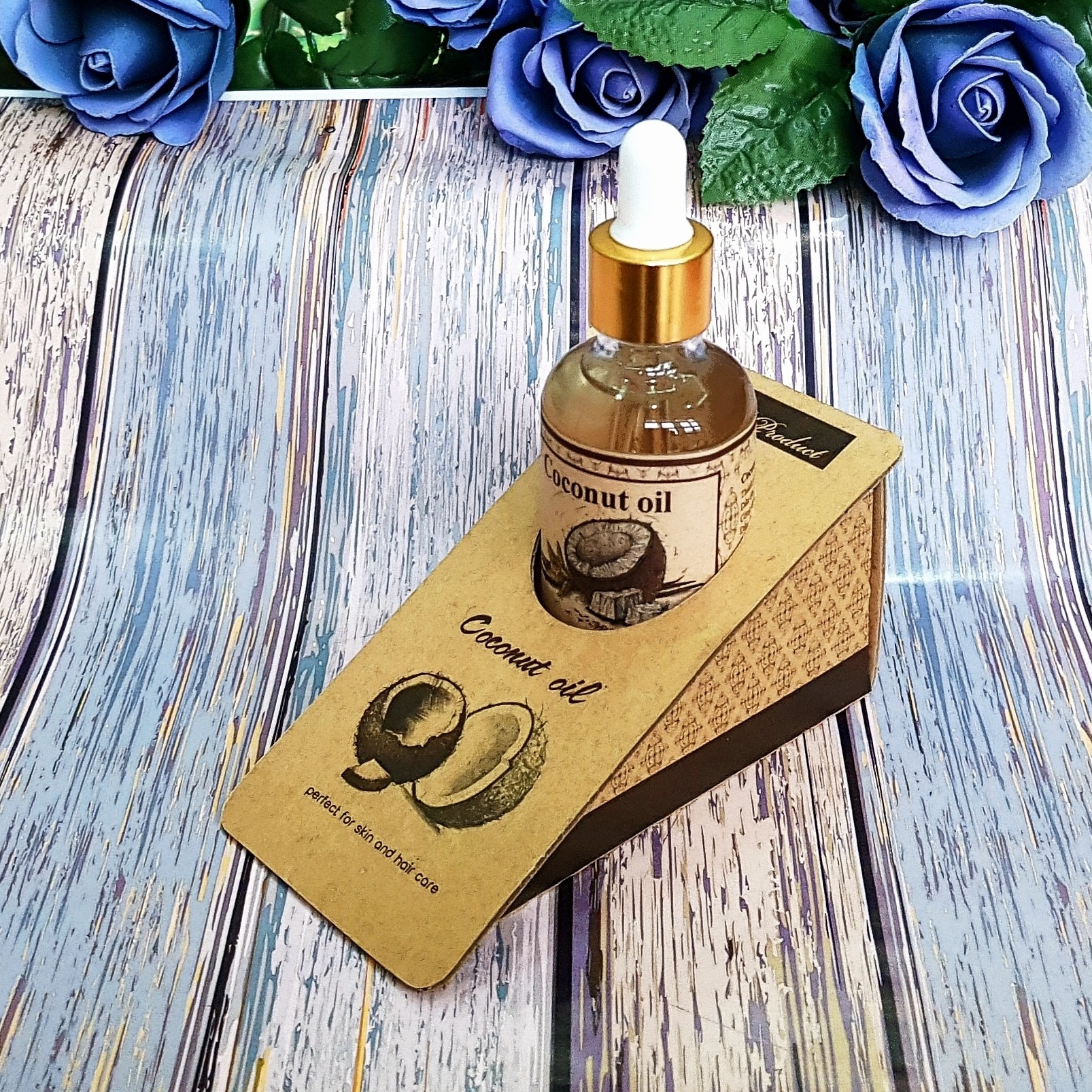 Dầu dừa chống rạn da Ecolife- Hộp đựng 3D