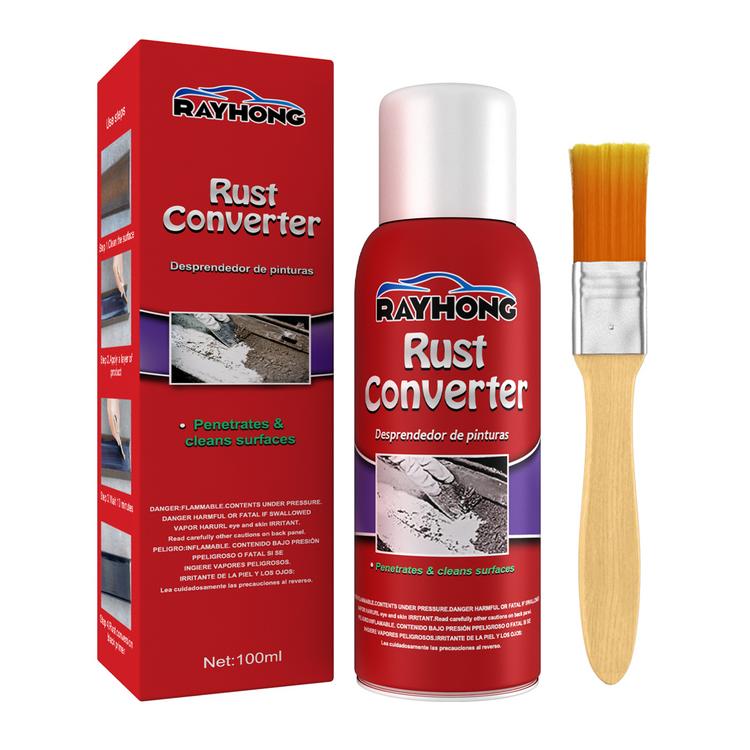100ML Rust Converter Car Chassis Derusting Car Rust Remover with Brush Multi-Purpose Rust Remover Rust Inhibitor Derusting for Cars functional
