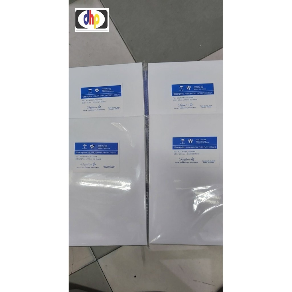 ✾ↂ♣ Giấy ảnh Shapphire 13x18