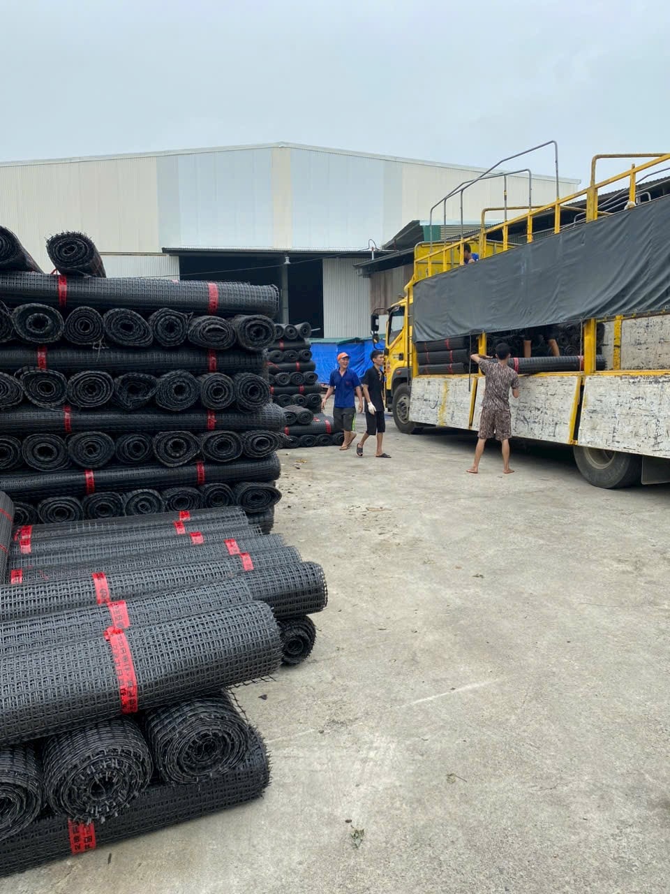 Lưới nhựa dẻo nguyên sinh-lưới rào vườn-lưới quây chuồng gà-làm sàn vịt-lưới làm dàn cây-quây lan can KT cao 1M5 dài 50M