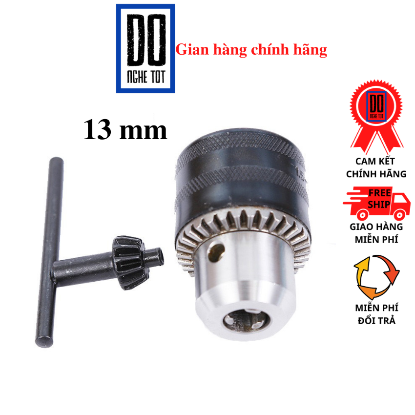 Đầu chuyển máy khoan 13mm mang ranh kẹp mũi khoan 13 bảo hành 1 tháng tại Đồ nghề tốt
