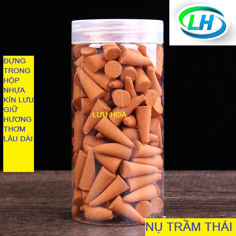 Nhang nụ trầm hương, Nụ trầm hương hình nón {HỘP 128 NỤ} mùi hương dễ chịu thư giãn dùng cho lư và thác trầm - loại 1 trầm Thái Lan