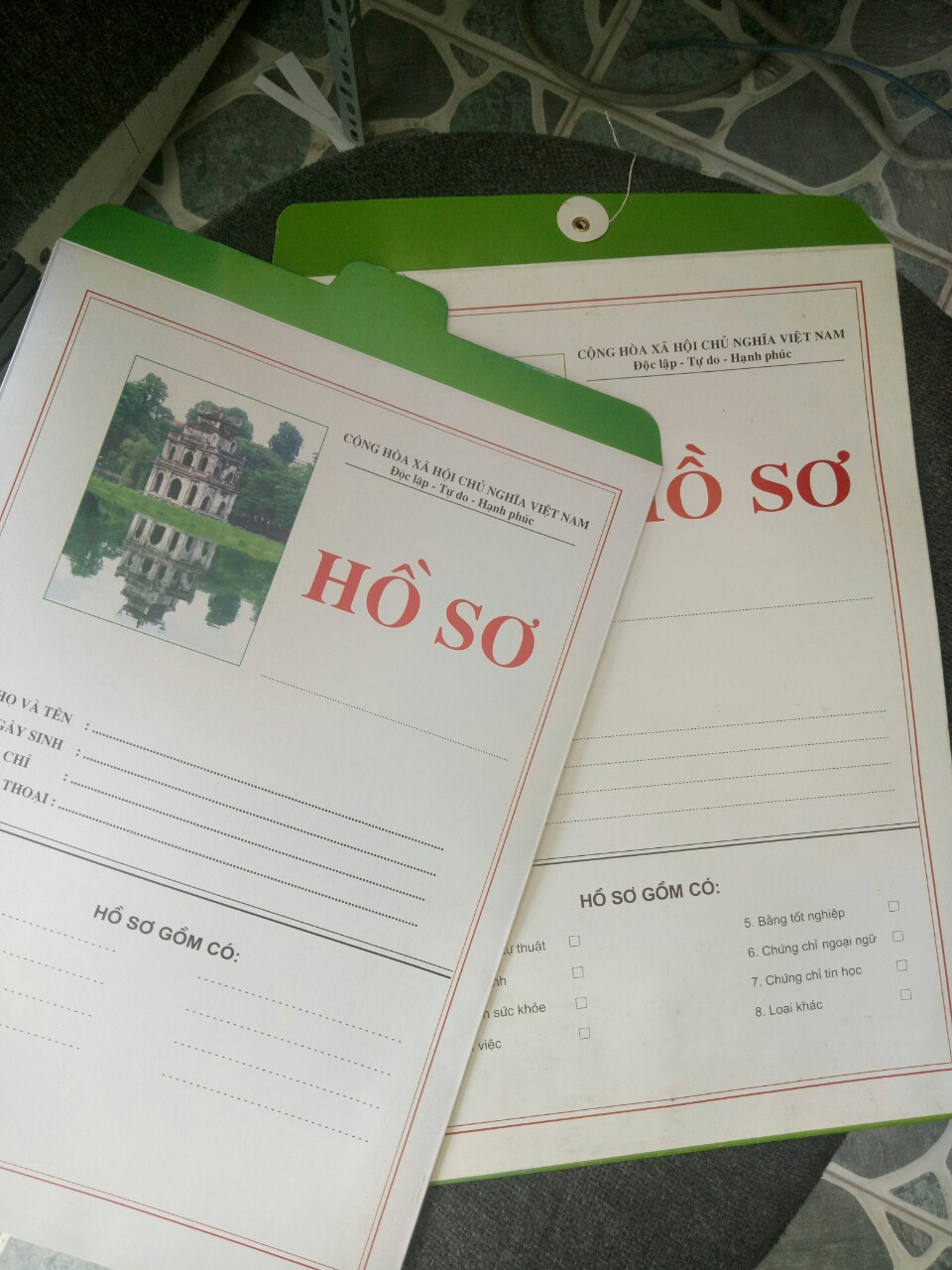 [HCM]combo hồ sơ xin việc loại đẹp