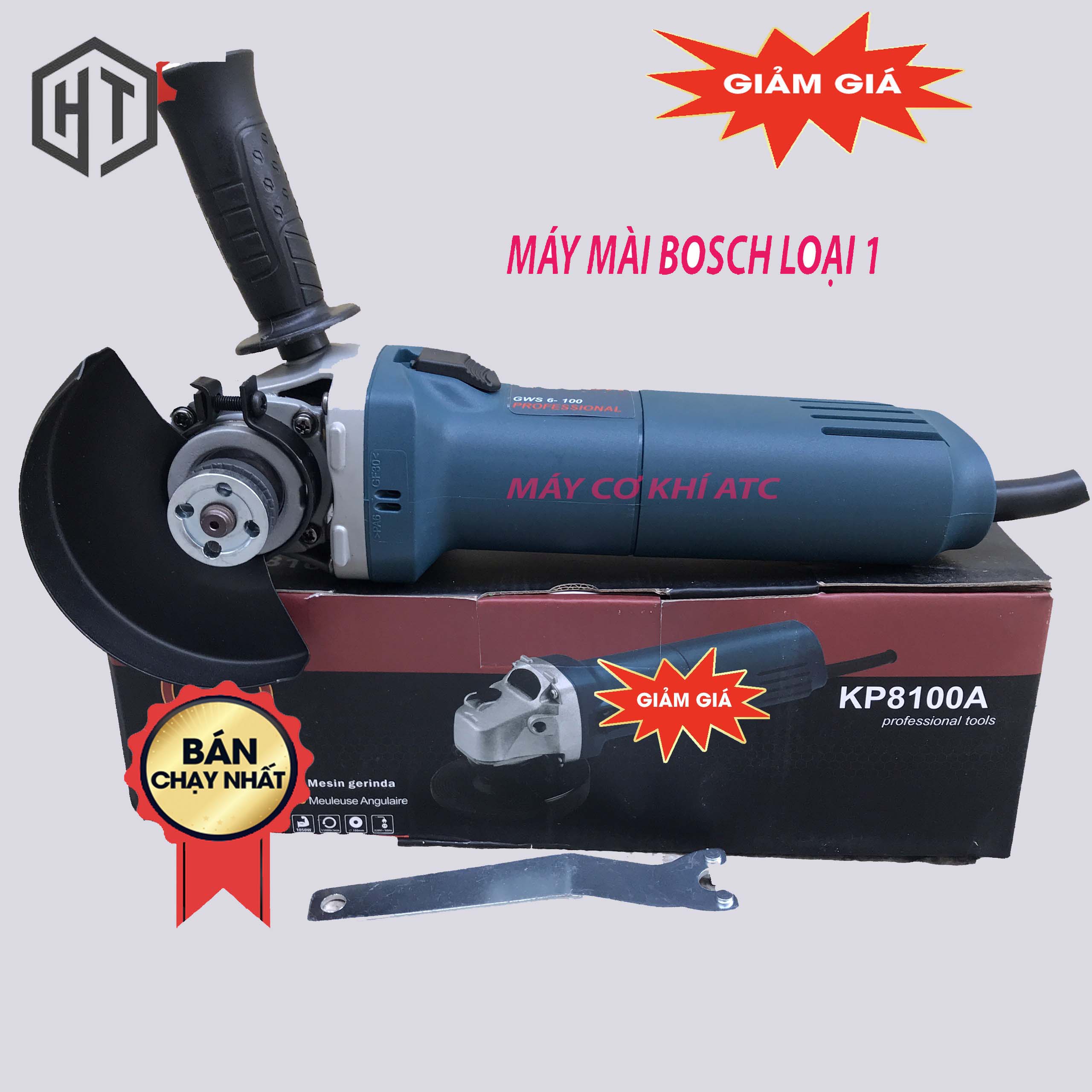 Máy mài cắt góc cầm tay Bosh , Hàng lõi đồng tặng lưỡi cắt 100mm