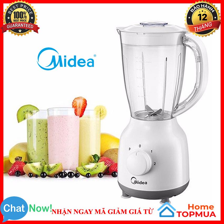 Máy Xay Sinh Tố Midea - Lưỡi Dao Thép Không Rỉ - may say sinh to - máy say sinh tố - máy xay sinh tố cầm tay - máy xay thịt - máy xay sinh tố mini - máy xay đa năng - Home TOPMUA
