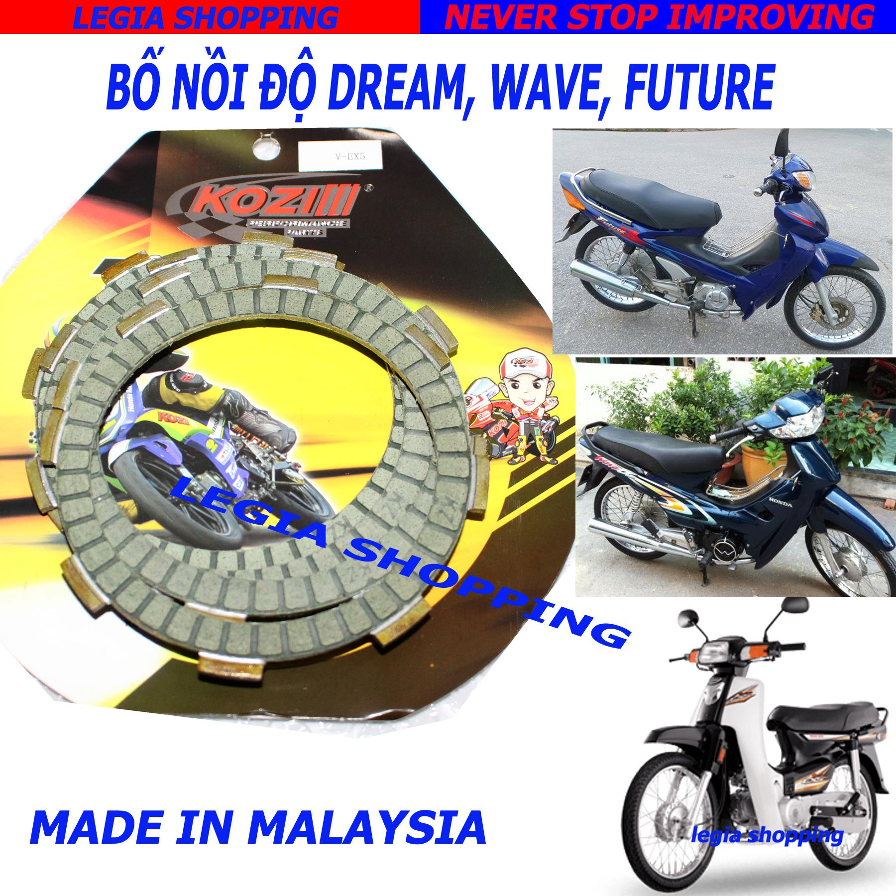 BỐ NỒI ĐỘ DREAM, WAVE, FUTURE 1 HIỆU KOZI - MADE IN MALAYSIA