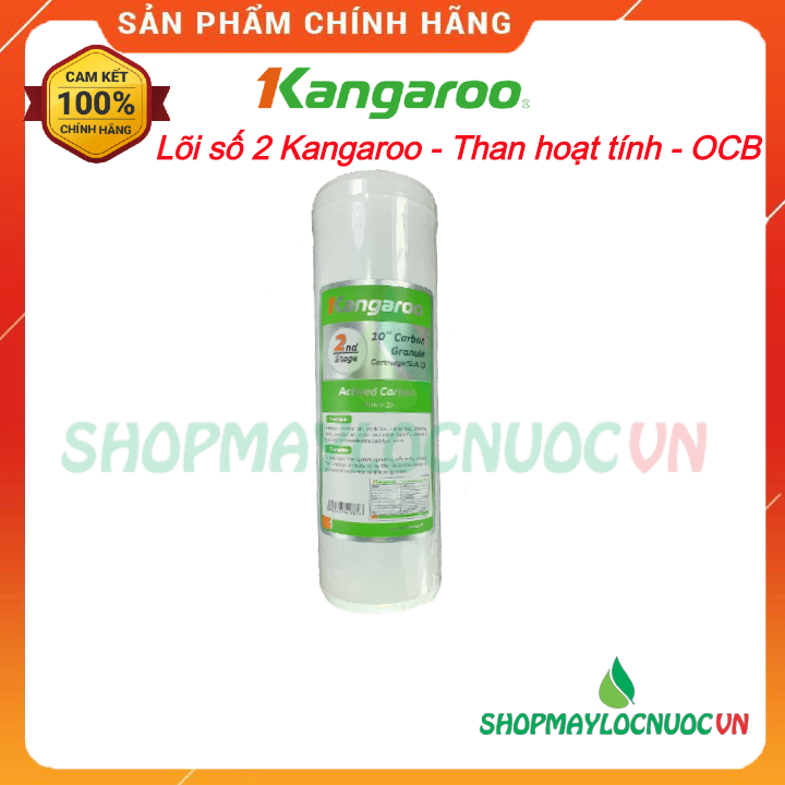 Lõi số 2 - Lõi Lọc nước Kangaroo – Actived Carbon – Lõi Lọc Than Hoạt Tính – Dùng thay được cho các loại máy lọc nước Kangaroo - shopmaylocnuocvn