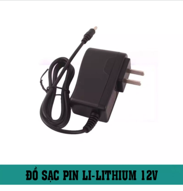 Sạc Pin Máy Khoan 12V - ADAPTER 12V-1A cho Pin máy khoan Li-ion Cục Sạc Nguồn Đầu Tròn Tiêu Chuẩn