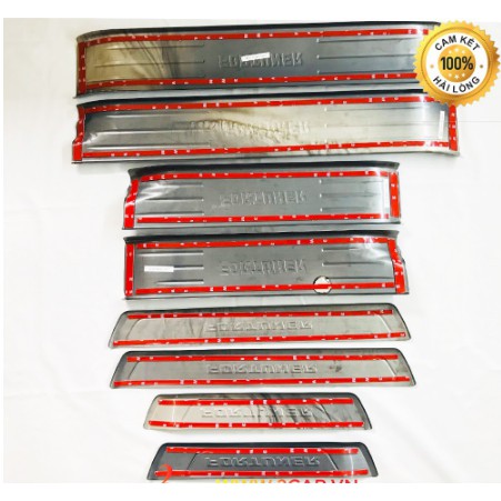 ỐP BẬC CỬA - NẸP BƯỚC CHÂN XE FORTUNER 2012-2020 TRONG VÀ NGOÀI MẪU TITAN ốp bậc bước chân chống trầy xước, chống trơn trượt bảo vệ bậc lên xuống ô tô
