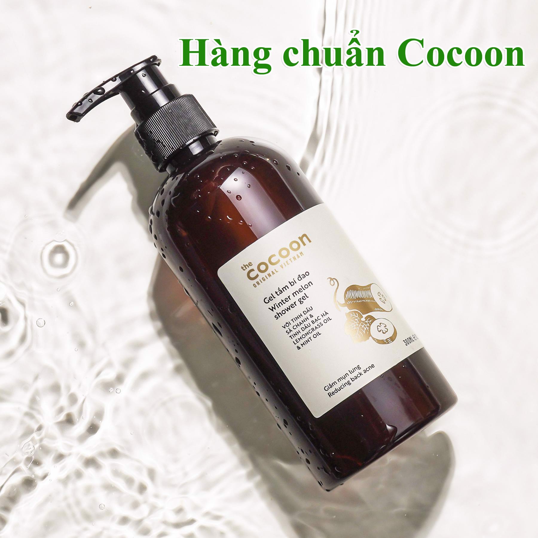 Gel tắm bí đao Cocoon 300ml giúp làm sạch da toàn thân, giảm mụn lưng, loại bỏ mùi cơ thể mang lại làn da mịn màng và tươi mới Mỹ Phẩm Sỉ Emer