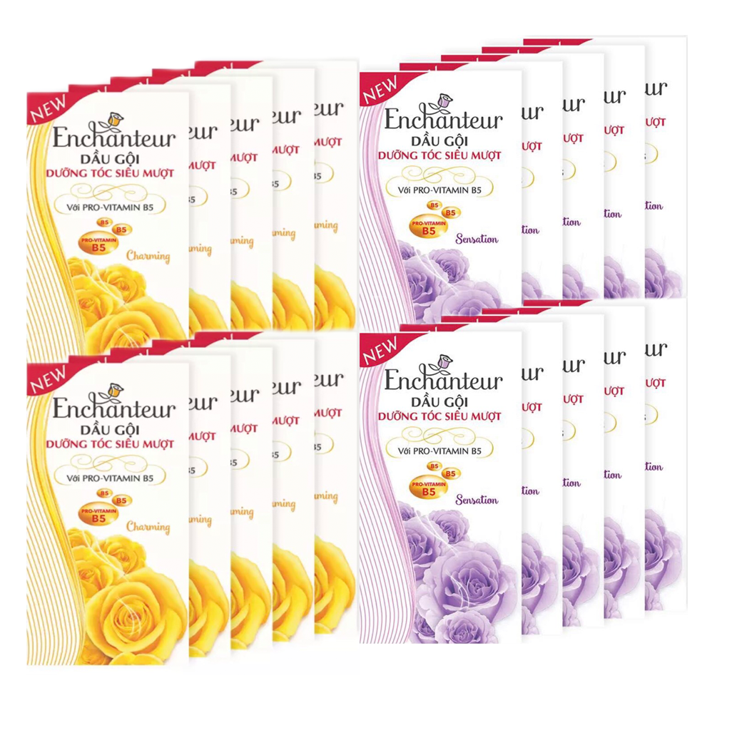Combo 2 Dây dầu gội nước hoa Enchanteur 6g/gói