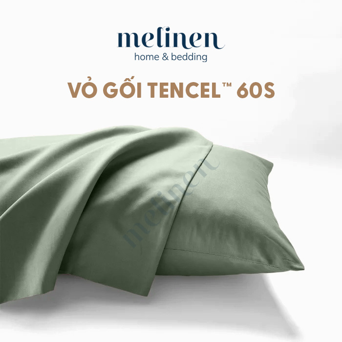 Vỏ gối lụa tencel 60s melinen