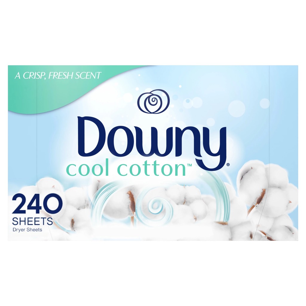 Thanh lý giấy thơm giặt quần áo downy cool cotton 240 tờ