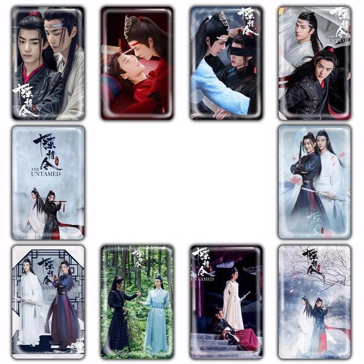 Bộ ảnh dán 10 tấm Trần Tình Lệnh sticker Trần Tình Lệnh túi bộ ảnh thẻ hình thần tượng trung quốc Ma đạo tổ sư Tiêu Chiến Vương Nhất Bác Lam Vong Co Ngụy Vô Tiện