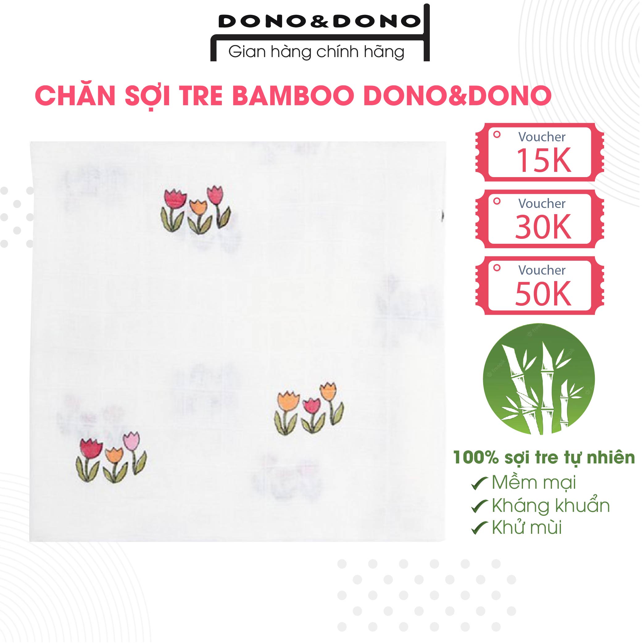 Chăn Sợi Tre Bamboo Kháng Khuẩn, Chăn Xô Cho Bé Siêu Nhẹ, Mềm Mịn