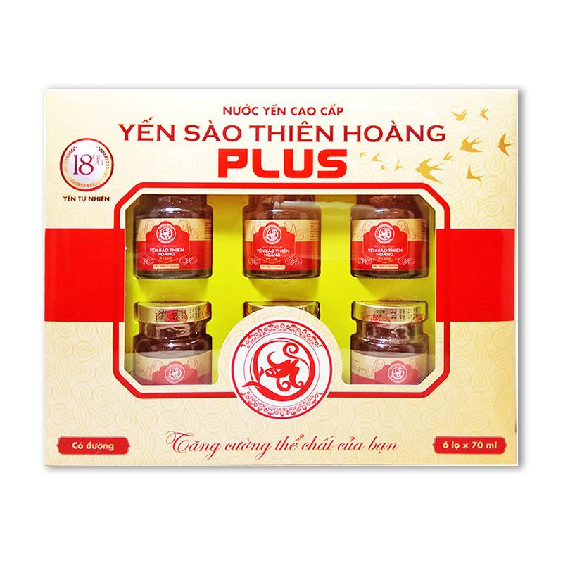 Hộp yến thiên hoàng plus 18% yến tự nhiên