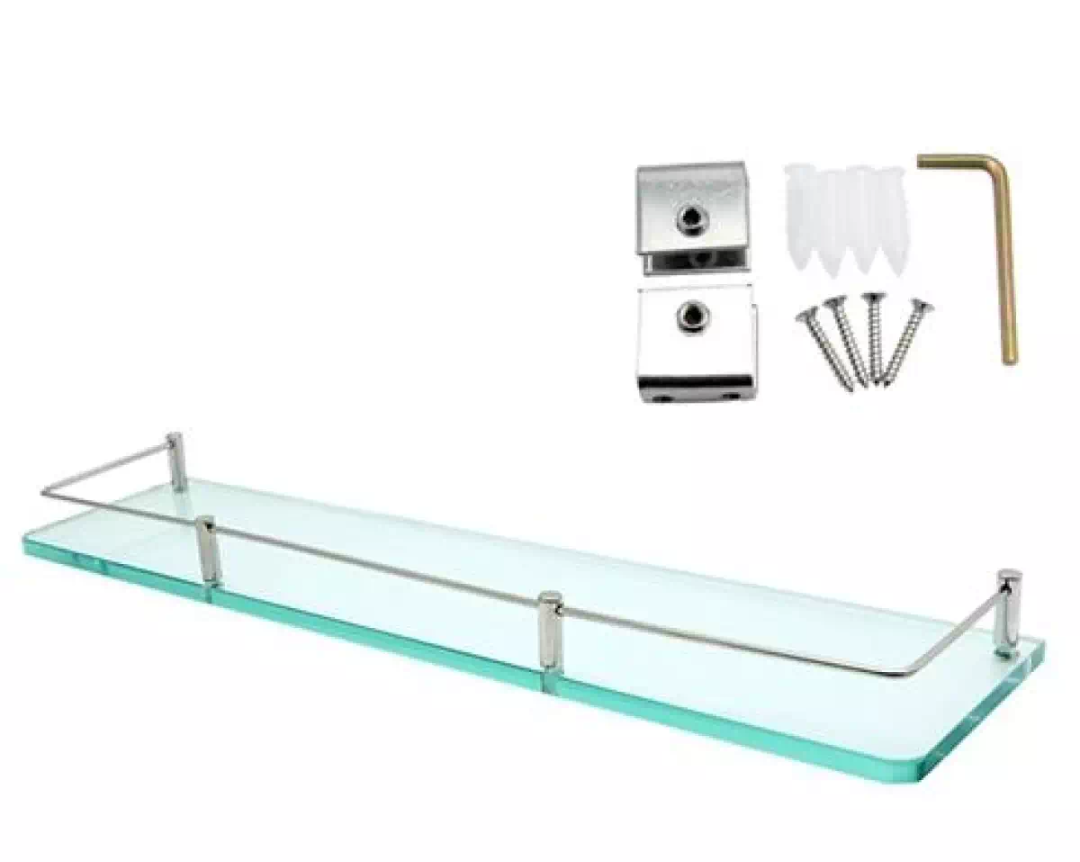 Kệ gương kính cường lực chống xước, inox 304, kệ kính nhà tắm