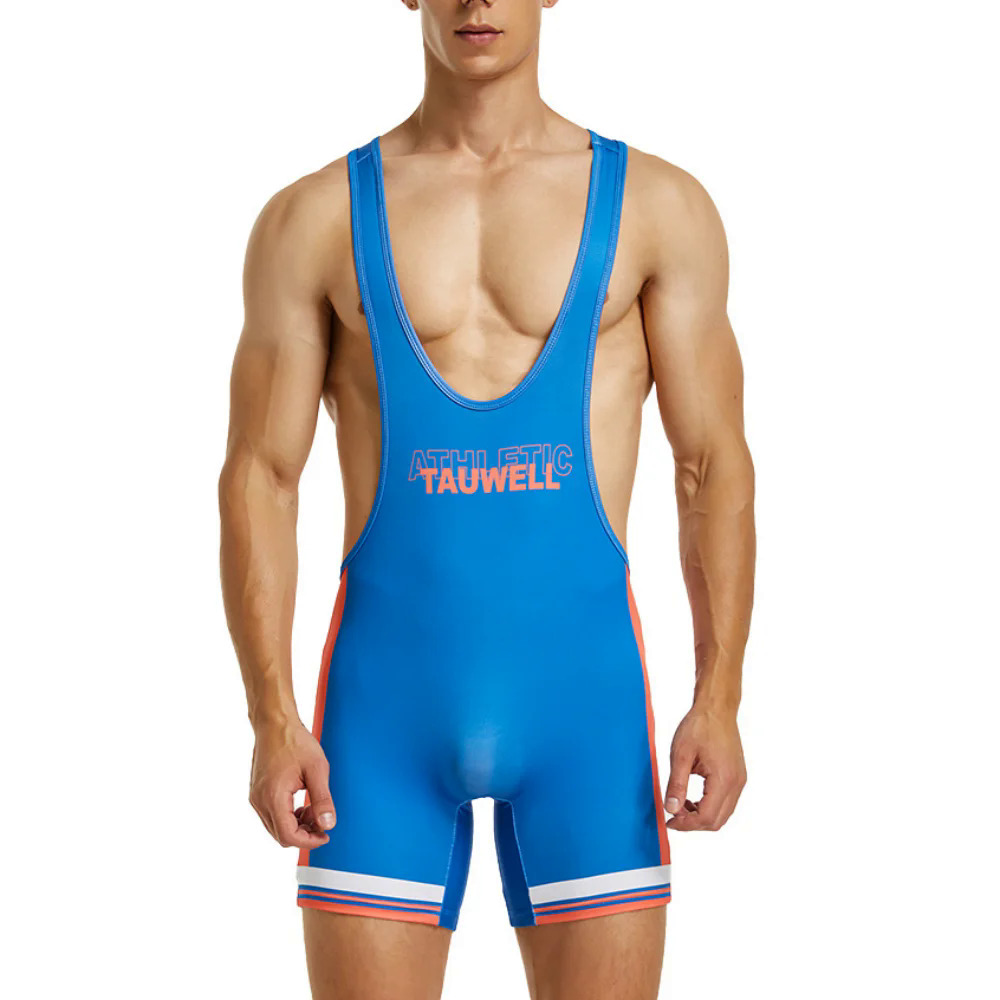 Mens undershirts leotard Đấu Vật SINGLET thể dục thể thao Workout phòng tập thể dục bodysuits đồ lót liền mạch jumpsuits một mảnh BodyWear