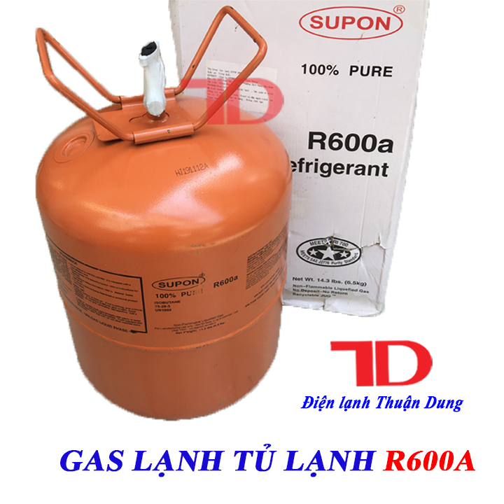 Môi chất lạnh tủ lạnh R600A 6.5KG SUPON - Điện Lạnh Thuận Dung