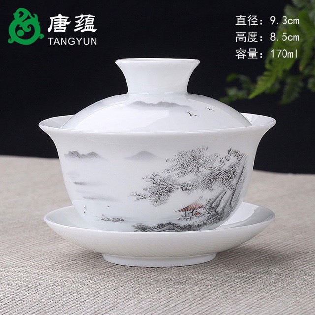 chén trà có nắp cổ trang