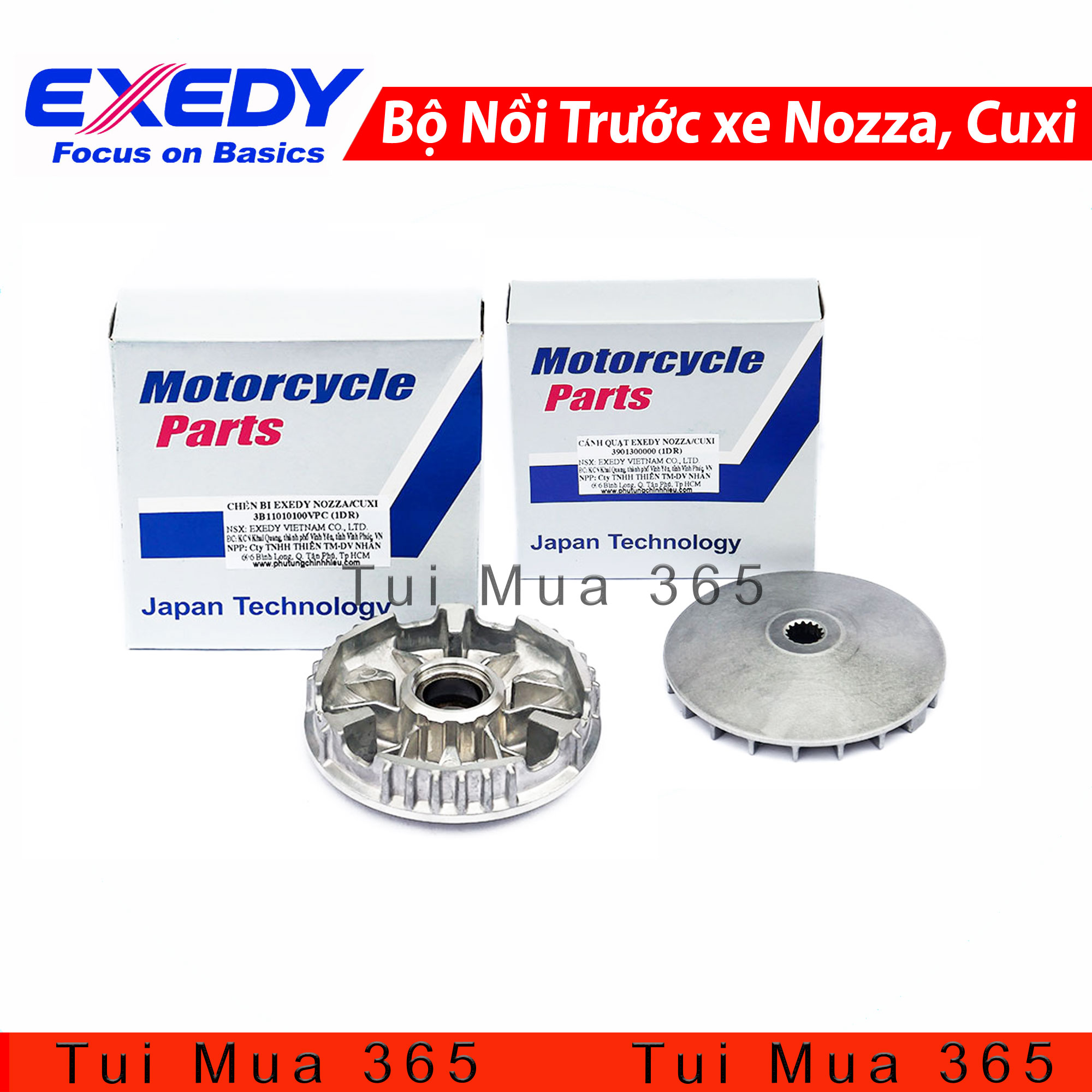 Combo Nồi Trước Exedy cho Nozza Cuxi