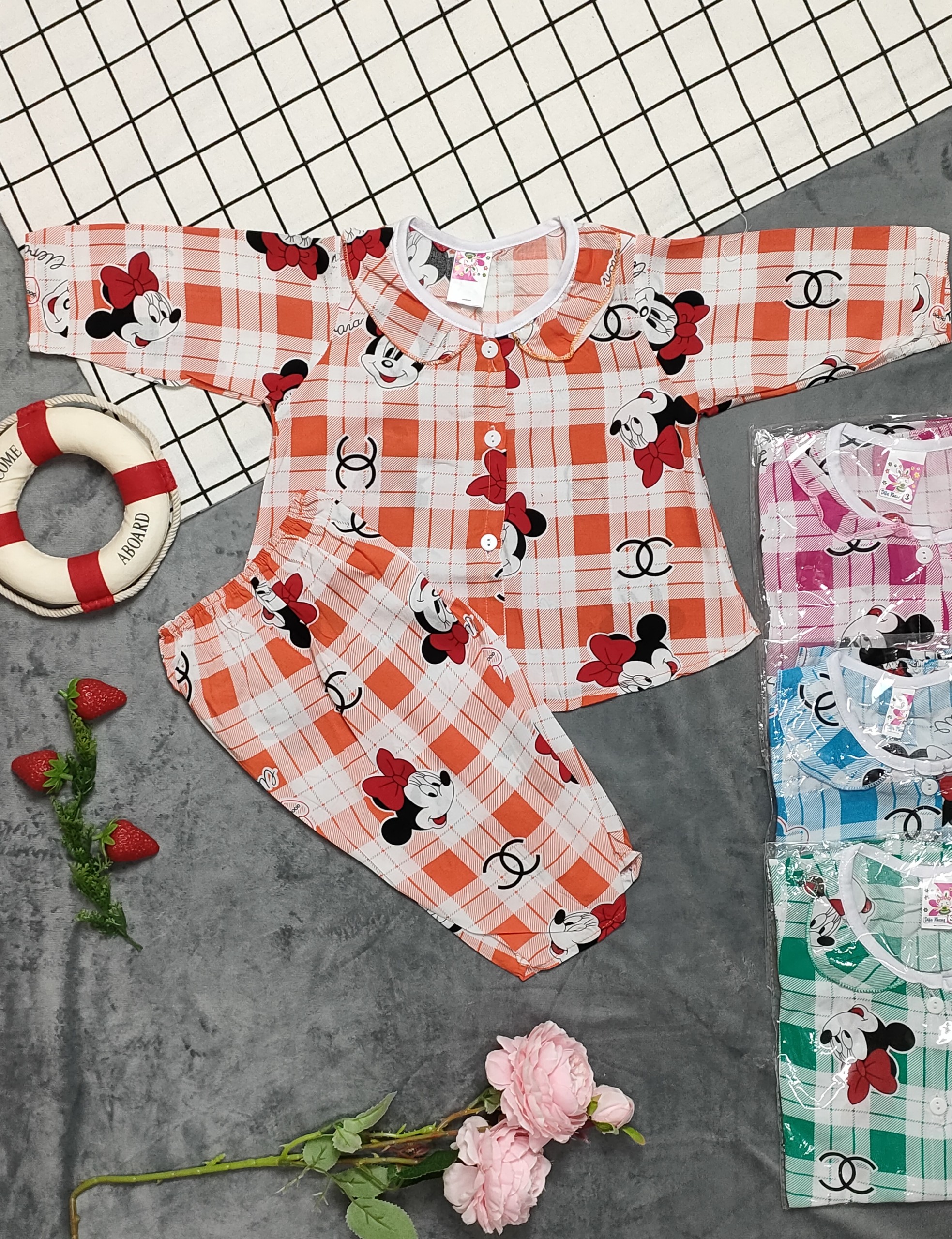 [HCM]combo 3 bộ tole tay dài bé trai và bé gái