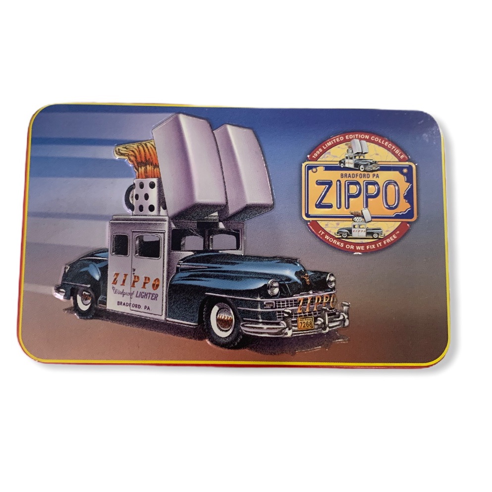 Zippo Mỹ Chính Hãng Cũ - Cổ Xưa Đời La Mã XIV Năm 1998s Chủ Đề Bản Giới Hạn còn Nguyên hộp ban đầu