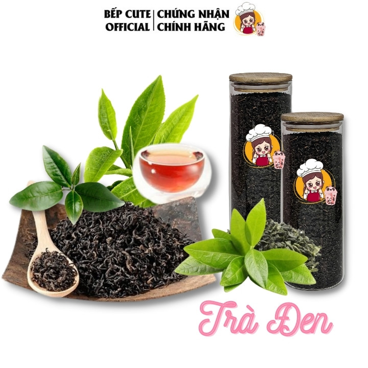 Trà olong mộc nhĩ hồng trà cao cấp nguyên liệu làm trà sữa trân châu gói 500g trà sữa bếp cute official