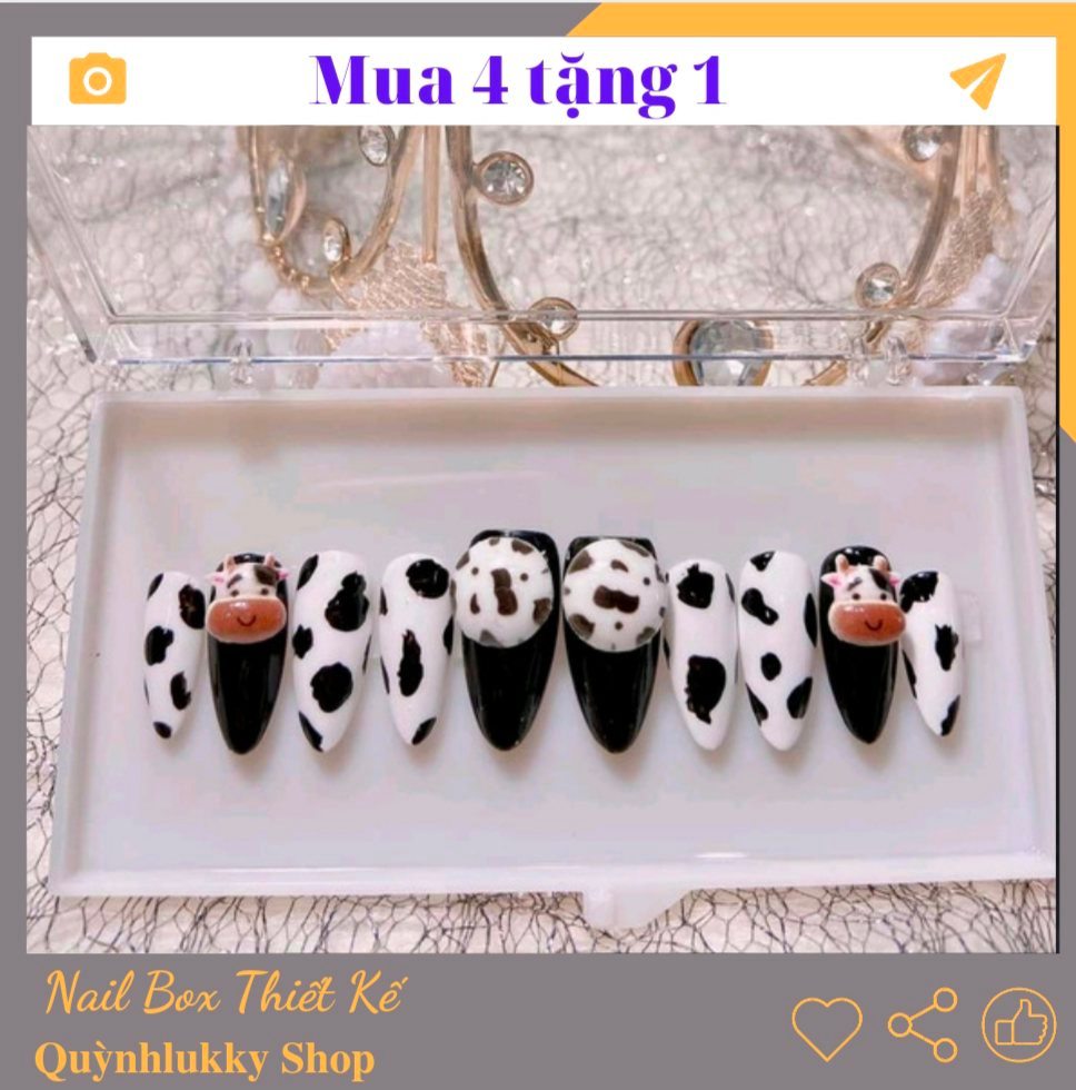 Tặng quà 10k ] nail box thiết kế -móng úp giả làm theo số đo của khách hảy ib cho shop để hướng dẩn cách đo móng
