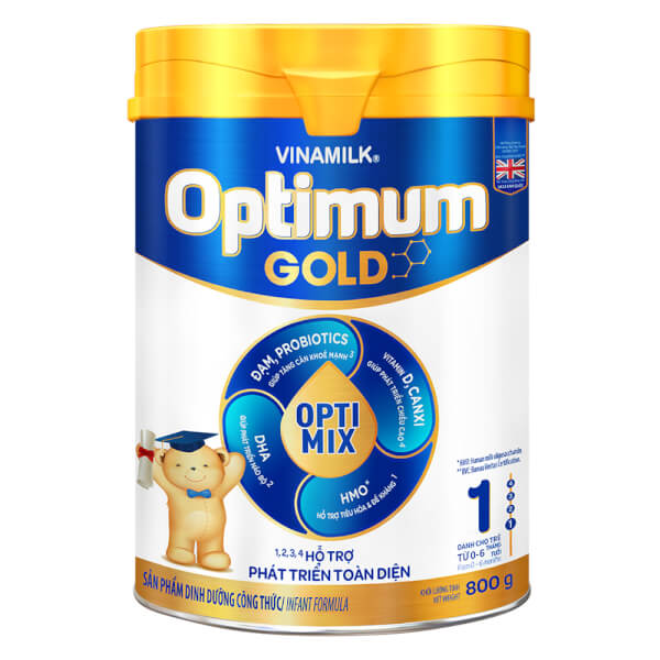 Sữa bột optimum gold số 1 800g