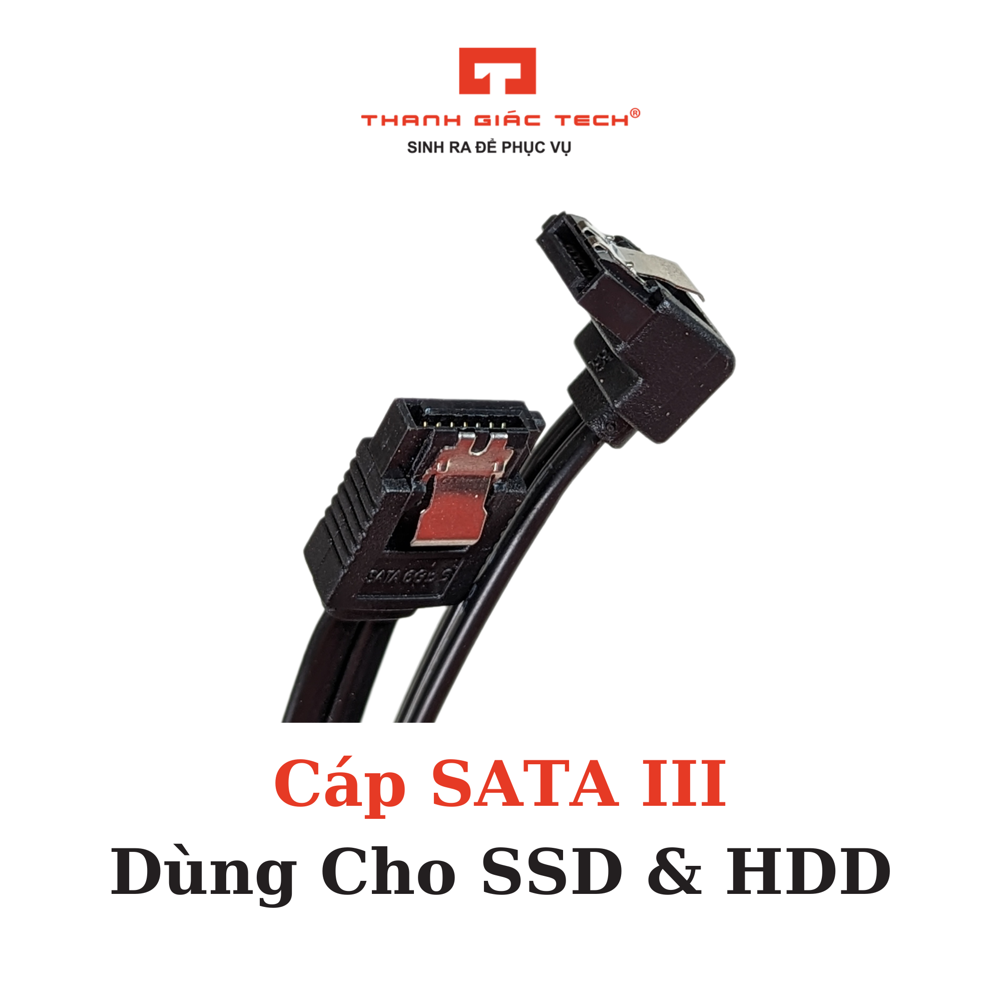 Dây cáp sata iii dành cho ổ cứng ssd hdd kết nối 6gbs