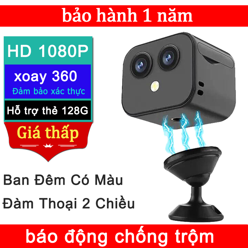 Camera hành trình ô tô xe máy VH3-HB HD1080,camera wifi không dây ngoài trời,xoay 360 độ,báo động chống trộm,ban đêm có màu