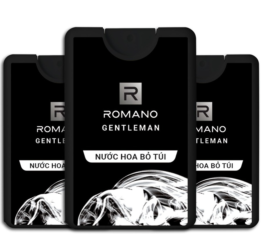 Combo 3 nước hoa bỏ túi romano gentleman hiện đại ấn tượng 18ml chai