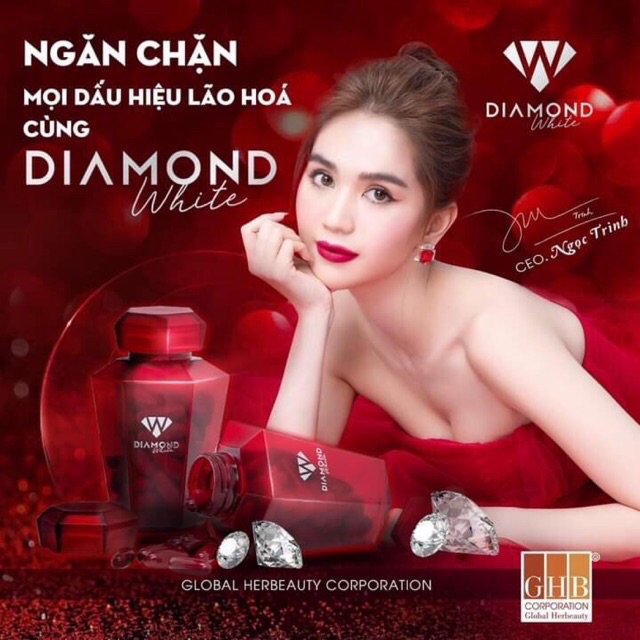 Trắng da dimond white ngọc trinh