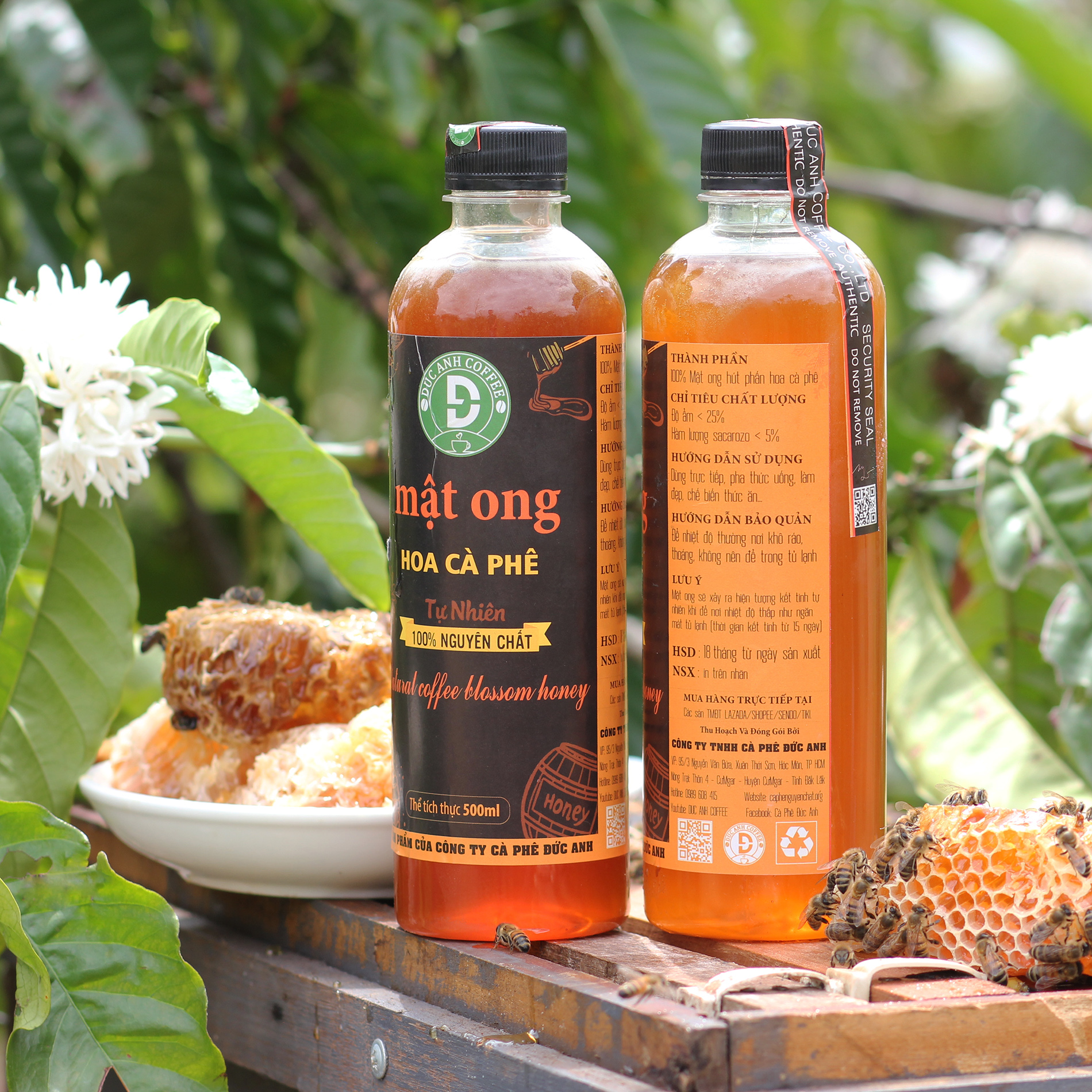   trợ giá  Mật Ong Đức Anh hoa cafe nguyên chất từ Đắc Lắc - DUC ANH COFFEE Cam kết 100% nguyên chất đặc sản tây nguyên tăng sức đề kháng - mật ong rừng cà phê 