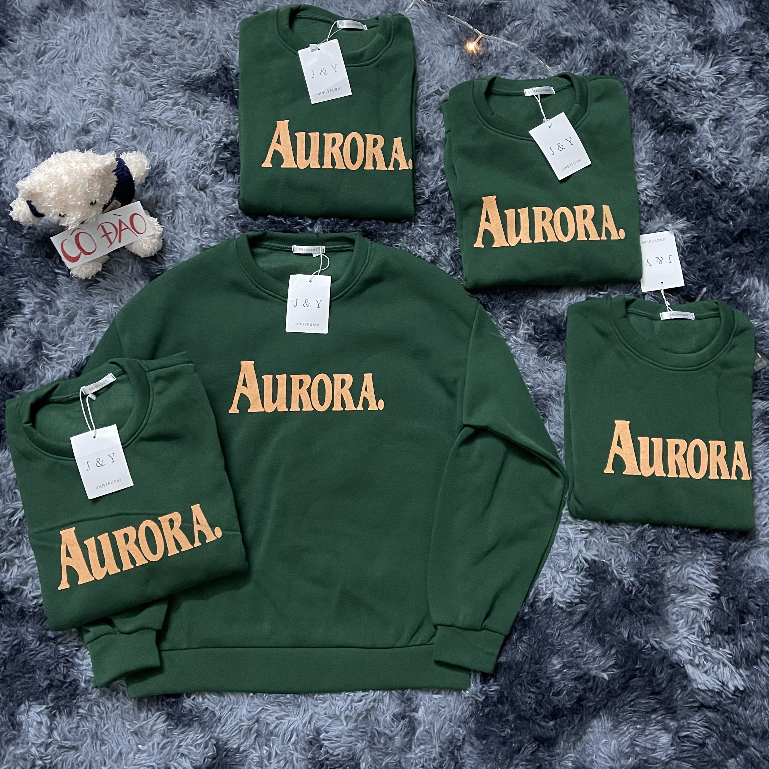 [ẢNH THẬT-TỰ CHỤP] Áo SWT AURORA Freesize Dưới 55kg-Chất Nỉ Bông Hàn Quốc-Sale Khủng Cuối Năm