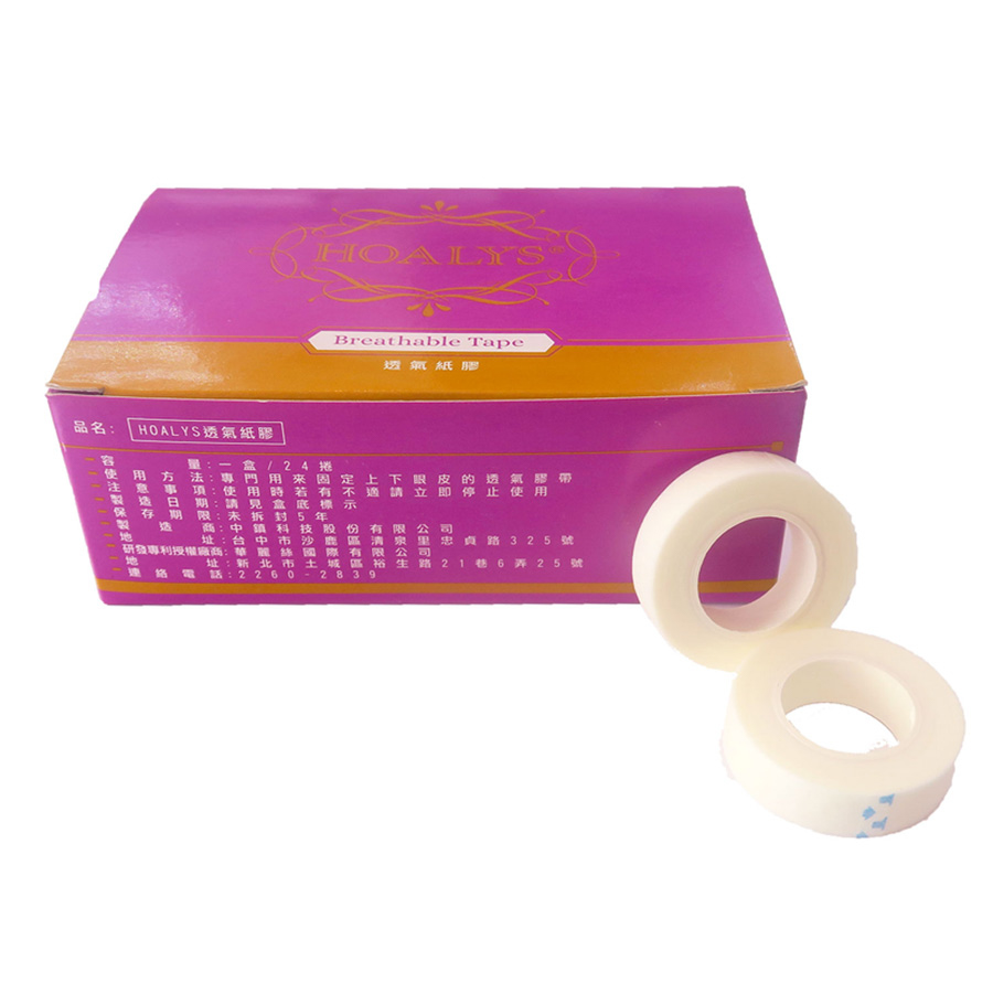 Băng Keo Lụa Thoát Hơi Hoalys CL08 - Cố Định Mi, Không Kích Ứng, Không Gây Nóng, Khó Chịu (24 Cuộn)