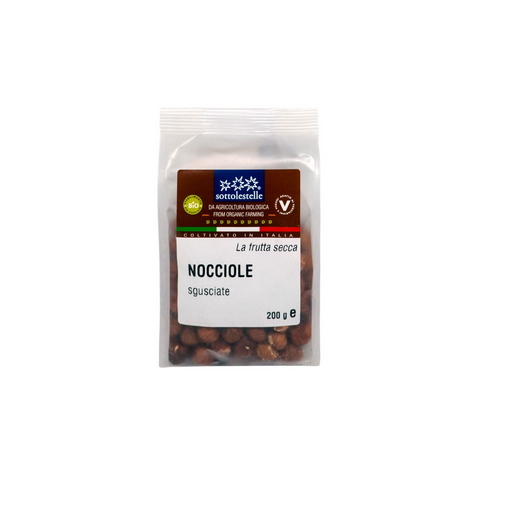 Nhân hạt phỉ hữu cơ Sottolestelle 200g – Nocciole Italiane Sgusciate
