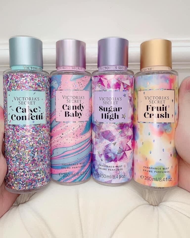 Xịt Thơm Toàn Thân Victoria's Secret Body Mist Mẫu Mới Đủ Mùi  Xịt Thơm Toàn Thân Victoria’s Secret Fragrance Mist (250ml)
