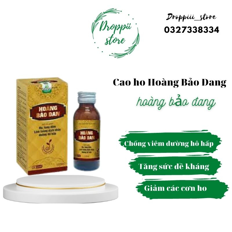 Cao ho hoàng bảo đan msp 0258