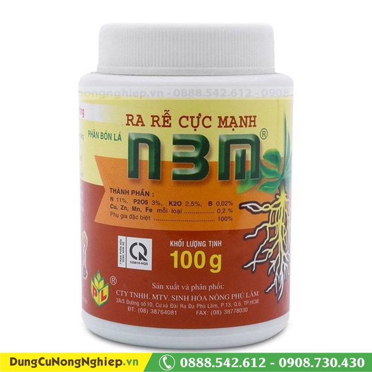 Phân bón kích thích ra rễ N3M loại 100g