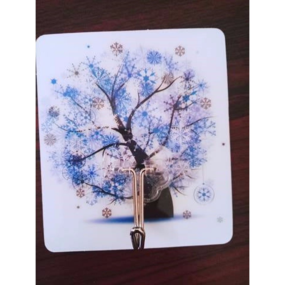 Móc Dán Tường In Hình 3D Siêu Dính, Độc Đáo, Chịu Lực Tốt, Độ Bền Cao