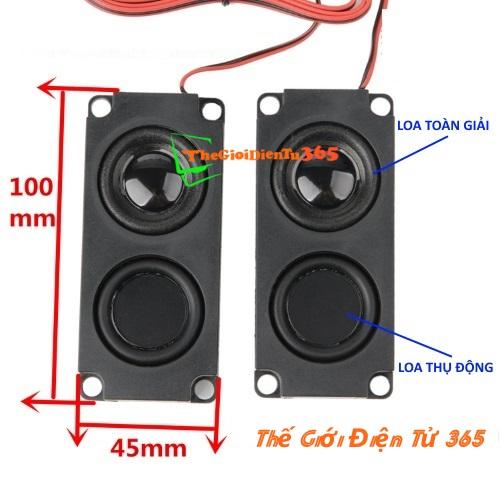 Loa bass cộng hưởng thụ động 8 ohm 10w