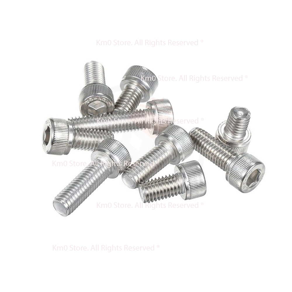 Bulon lục giác inox đầu trụ m5 cd1003
