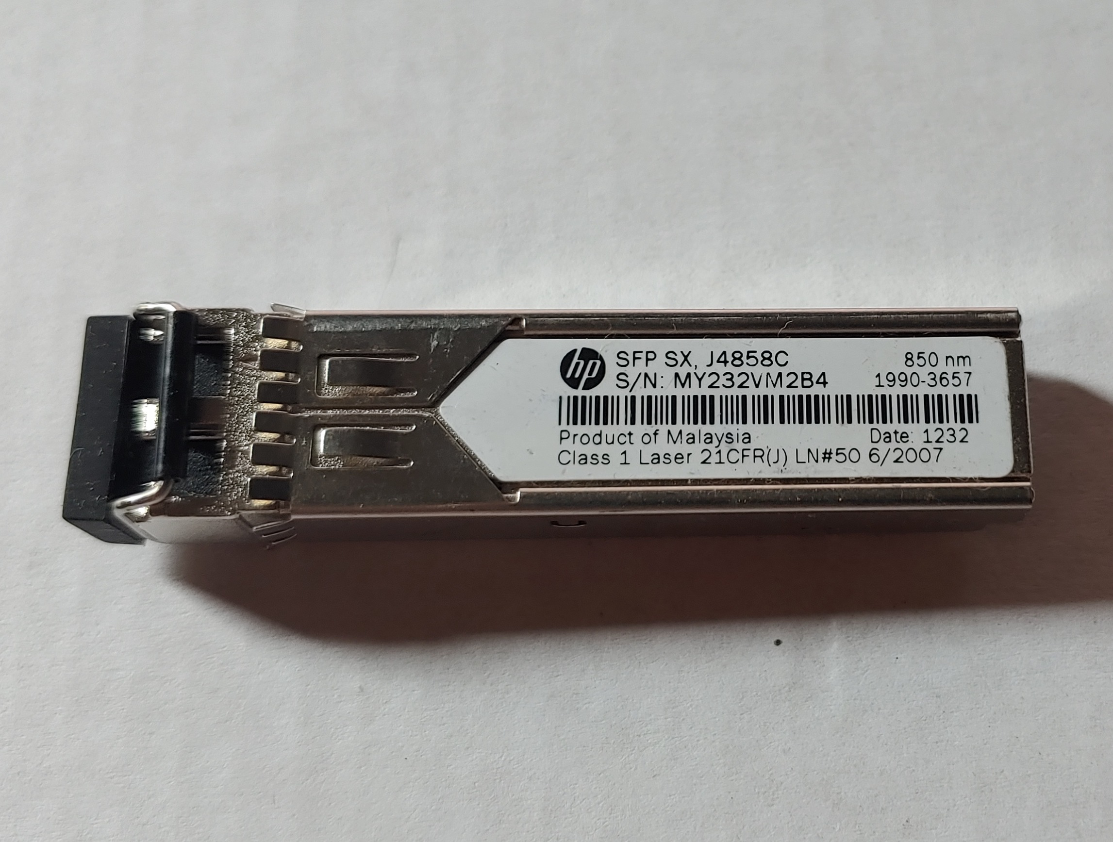 Module quang hp j4858c base sx sfp mới 98% tray