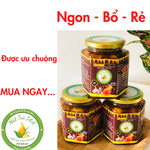 [Tỏi ngâm mật ong] tỏi cô đơn ngâm mật ong nguyên chất, tăng cường miễn dịch, lưu thông khí huyết, phòng ngừa đột quỵ