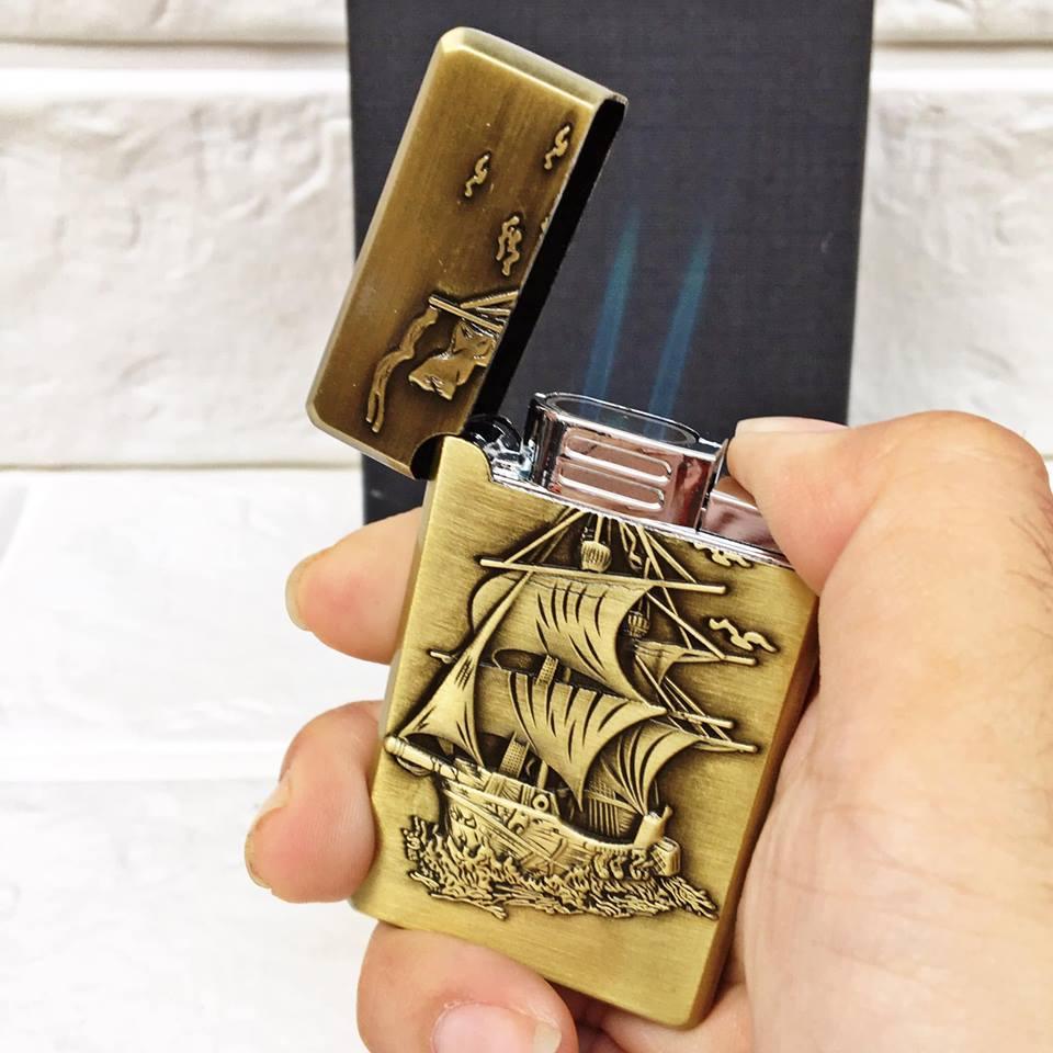 Bật Lửa Khò 2 tia Hình Thuyền Thuận Buồm Xuôi Gió