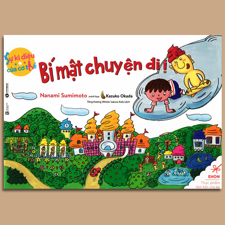 Sách - Ehon Sự kỳ diệu của cơ thể - Bí mật chuyện đi ị - Bìa 49k