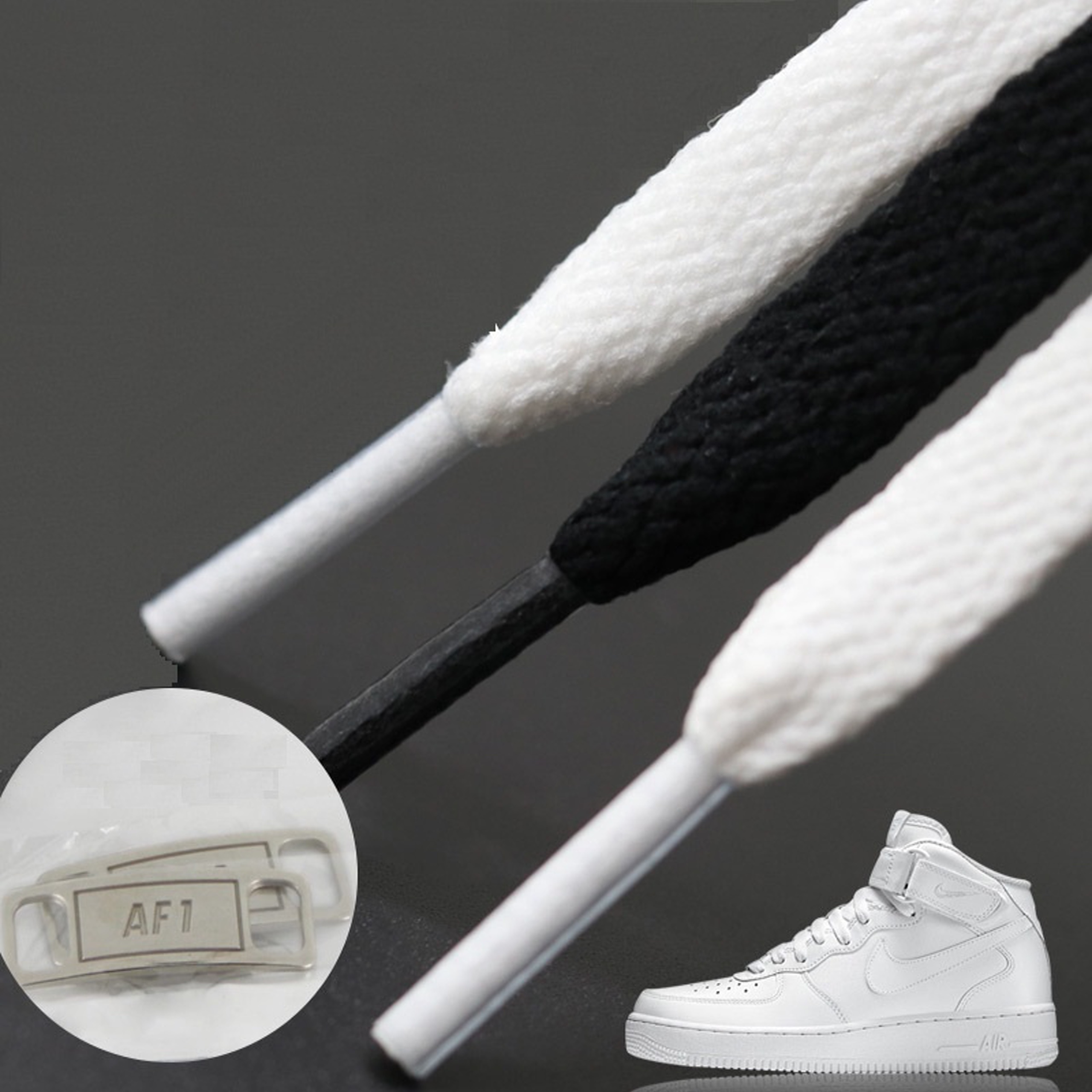 Dây giày sneakers thể thao bản dẹt nhiều màu - Dây giày AF1, Jordan, Converse, Vans nhiều màu
